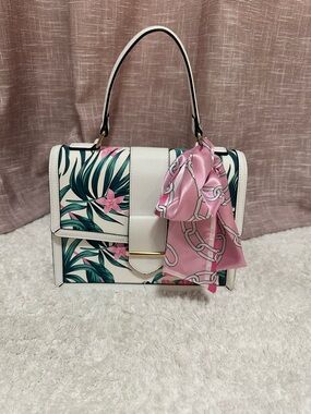 ALDO Floral with Pink Scarf.